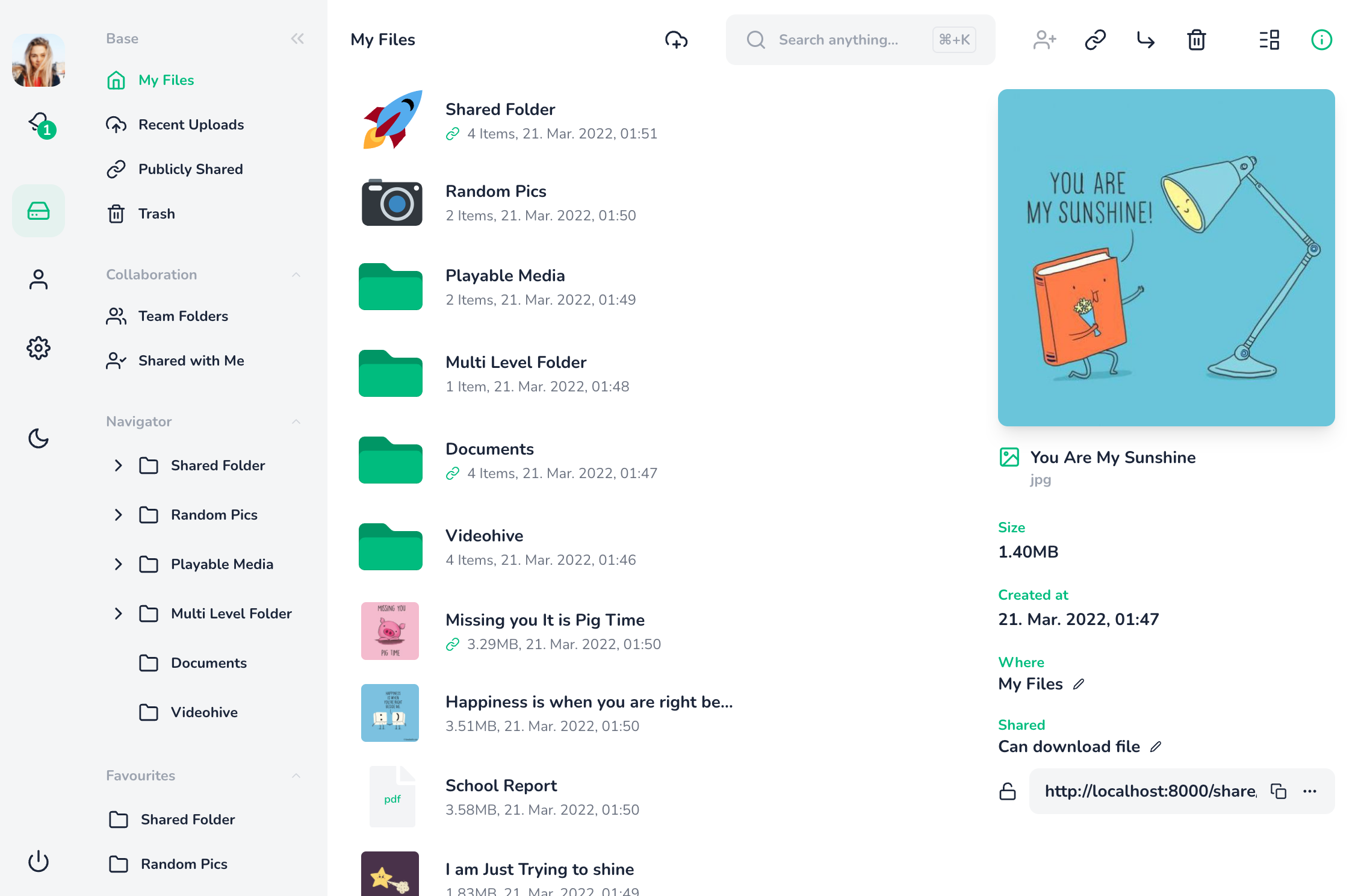 VueFileManager Your selfhosted storage cloud software powered by